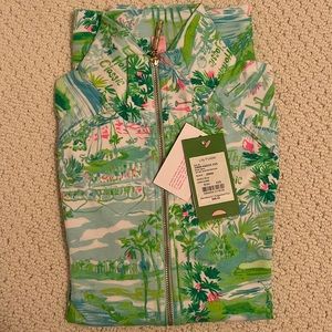 Lilly Pulitzer Brand New With Tags Honda Classic Popover UPF Protection Sz XXS